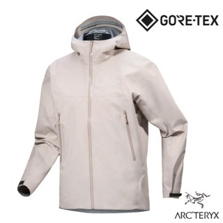 【ARCTERYX 始祖鳥】男 輕量防風 軟殼連帽防水外套 GORE-TEX Beta/盧恩褐 X000008584