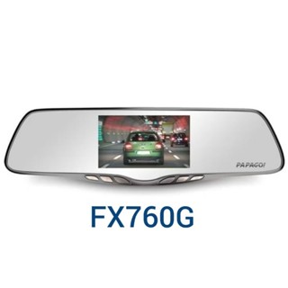 <免運送64G> PAPAGO FX760G 前後雙錄 GPS測速 後視鏡型 行車記錄器 倒車顯影