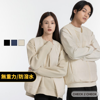 Check2Check-極輕羽絨棉圓領背心 保暖 鋪棉 輕量 防潑水 無領背心 男女共穿【CB0024203】[現貨]