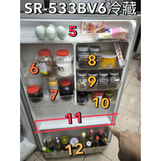 冰箱冷凍冷藏門欄_適用SANYO三洋SR-533BV6