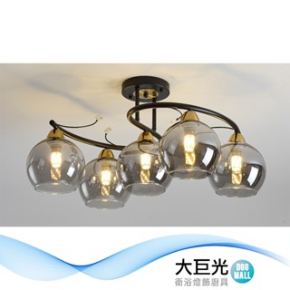 大巨光 現代風 E27x4+1 半吸頂燈(BM-50692)