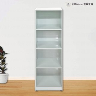 【米朵Miduo】1.3尺四格塑鋼置物櫃 塑鋼收納櫃 防水塑鋼傢俱(寬41.5*深31*高145.5公分)