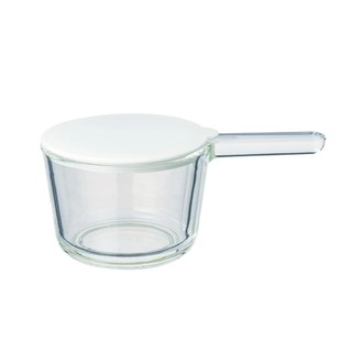 伴桌｜HARIO 清透玻璃迷你鍋 300ml (附蓋 適用微波爐 烤箱)