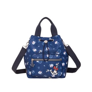 【Hello Kitty】皇家航海-束口水桶包-深藍 KT03J05NY