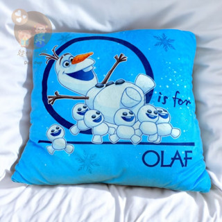 迪士尼周邊商品 Disney pillow 雪寶方形枕頭 雪寶閃亮魔法抱枕 33CM