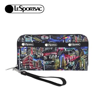 |快速出貨|Lesportsac Tech Wallet Wristlet 腕帶手拿包錢包 送禮推薦-冬日紐約夜景
