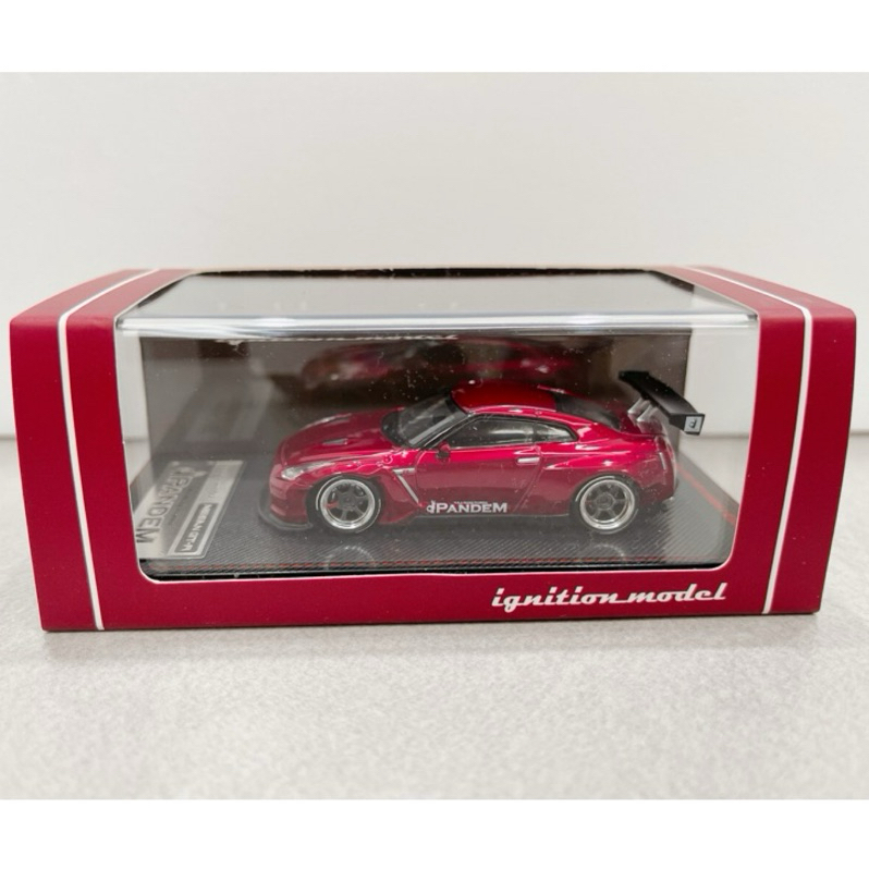 IG ignition model PANDEM NISSAN GTR R35 金屬紅色 (IG:1399)火箭兔