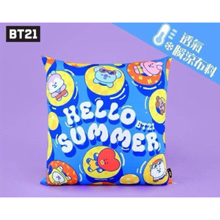 18"BT21瞬涼抱枕海灘款 BT21瞬涼抱枕 1BT21抱枕 BT21 瞬涼抱枕 抱枕 枕頭 寢飾 卡漫