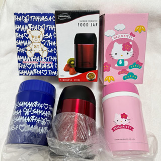 全新/Hello Kitty食物料理燜燒罐/膳魔師不鏽鋼真空食物罐/Samantha Thavasa亮彩熊燜燒罐