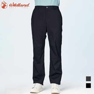 【Wildland 荒野】男PILE防風防潑極暖機能褲 大尺碼 M~3XL 4XL 5XL 刷毛長褲 W2308