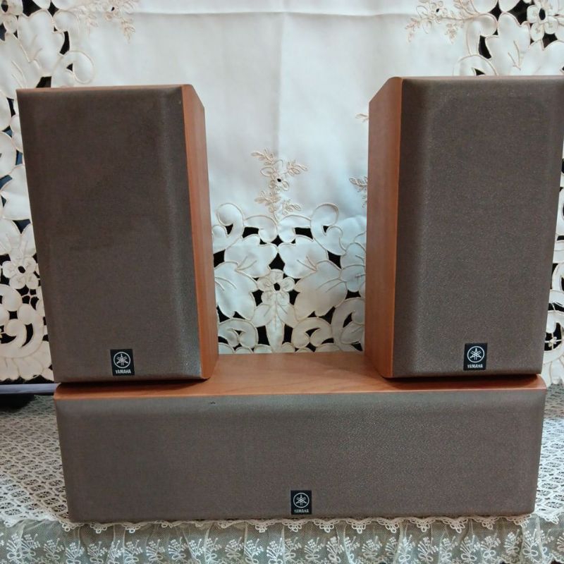 👍👍👍音質優美 YAMAHA 山葉 NS-E55 + NS-C55 書架環繞喇叭*2 中置喇叭*1 喇叭 音響 音響