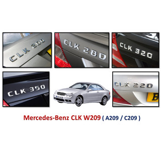 Benz 賓士 W209 CLK200 CLK220 CLK240 CLK280 CLK320 CLK350 車標 字貼