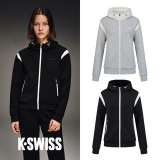 K-SWISS Knit Hoodie Jacket 連帽外套(質感生活系列)-兩色任選