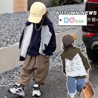 DO Kids童裝 臺灣現貨-韓版夜光恐龍連帽運動外套(加絨) 秋冬季新品 男童 女童 兒童 中小童 大童 長袖 上衣