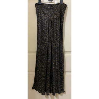 《全新》 ZARA 豹紋長裙 VISCOSE 微彈性材質 S號