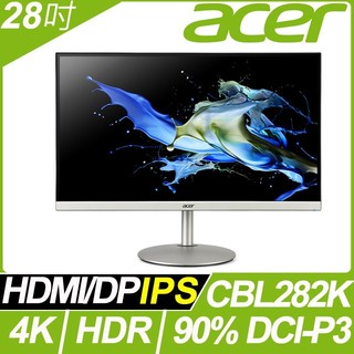 原廠福利品 ACER 宏碁 28吋4K 美型(CBL282K)9805.L282K.301
