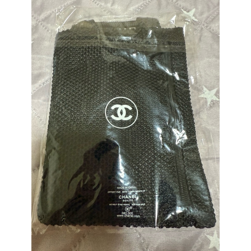 Chanel 香奈兒 快閃櫃美妝贈品 小香包 護照袋 護照包背帶 網格包