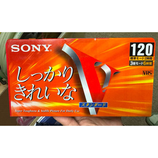 全新SONY 120分鐘 VHS 空白錄影帶/空白錄影帶/SONY/快速出貨/錄影帶