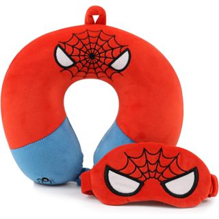 預購❤️正版❤️ 美國專櫃 蜘蛛人spiderman 兒童 枕頭 U型枕 眼罩 旅行頸枕 枕頭 Superhero