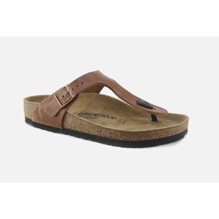 正品 德國 勃肯 Birkenstock Gizeh 真皮 夾腳 經典 軟木 拖鞋 咖 摩卡 36 女 二手 9成新