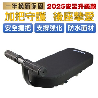 【2025把手加護安全款】藍克雷斯 捷安特適用 VLKR 自行車後座座墊 快拆款舒適 電動車單車後坐墊 腳踏車後座椅座墊