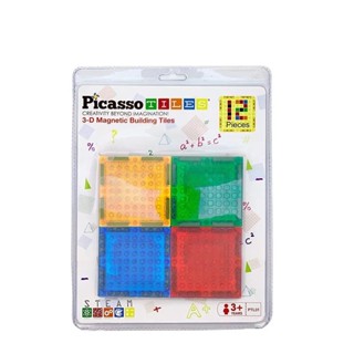 美國 PicassoTILES 積木磁力片補充包12PCS【安琪兒婦嬰百貨】