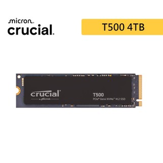 Micron 美光 Crucial T500 4TB M.2/PCIe4.0/SSD固態硬碟