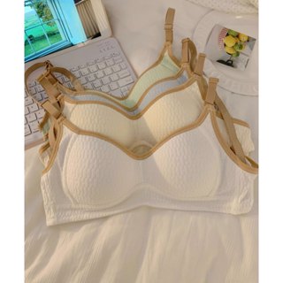 【Start日韓係女裝】甜美日系少女奶油感柔軟包裹透氣內衣 舒適內衣 無鋼圈內衣 小胸 聚攏內衣 少女 學生內衣 胸罩