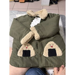 【全新現貨】日本寄回 正版Mimorand 毛毛飯糰🍙厚鋪棉外套110cm