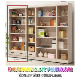 傢俱推薦#老朋友-新品 書房柏妮塔鋼刷白系列 書櫥 書櫃 書櫃組 書櫥組 抽屜書櫥 收納櫃 #傢俱推薦