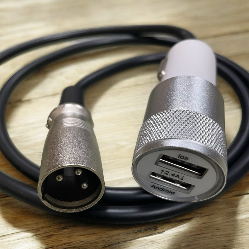 電動輪椅手機充電器 電動代步車手機充電線 電動輪椅USB充電