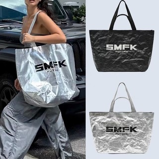 【SIIS高端重工】側背包 銀色包包 SMFK 大容量包包 側背包女 健身包 戶外 健身 美式女裝 帥氣女裝 Y2K