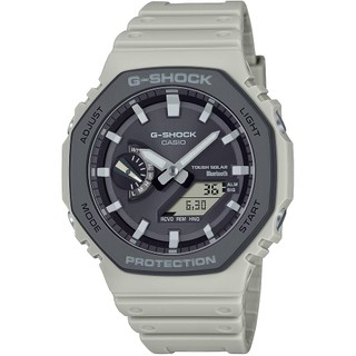 CASIO 卡西歐 G-SHOCK 運動風極簡八角 太陽能電力智慧藍牙手錶 GA-B2100LUU-5A 開學季禮物