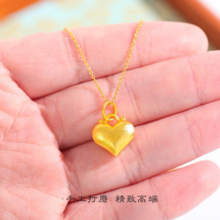 ［Hi rosé!] 現貨、實拍！甜美可愛 桃心愛心萬能閃O項鍊diy配件鎖骨鏈毛衣鏈 久不掉色24K 越南沙金 越南砂