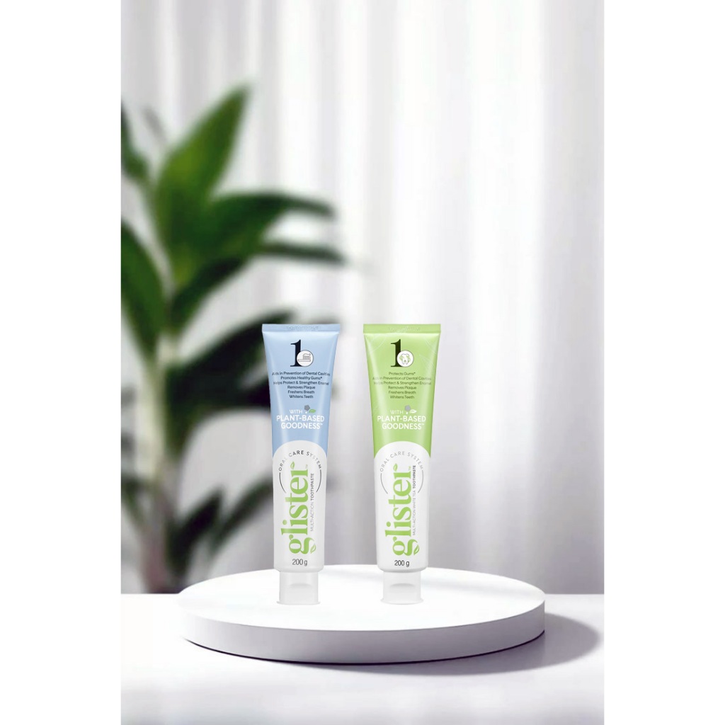 『安麗 Amway』glister 口腔護理 多效  氟潔/白茶 牙膏/旅行組