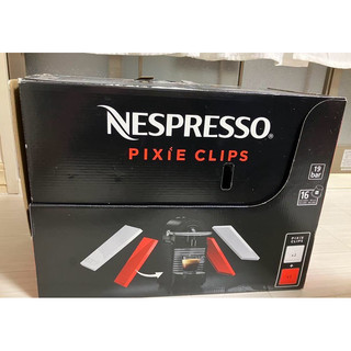 在家輕鬆享受頂級咖啡Nespresso雀巢 精品膠囊咖啡機PIXIE Clips D60時尚白~附紅色板二片