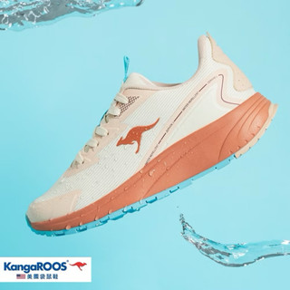 【KangaROOS 美國袋鼠鞋】女鞋 ZEPHYR 3 防潑水輕量跑鞋米/橘-KW41681原價1980特價1780