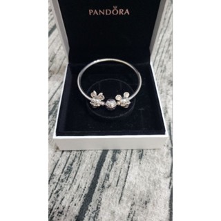 PANDORA 潘朵拉 米奇米妮硬式手環 全新