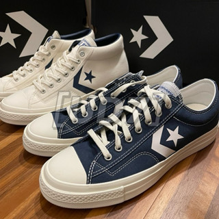 [UD7] CONVERSE STAR PLAYER 76 OX 男女低筒帆布鞋 藍 復古休閒鞋 A08540C