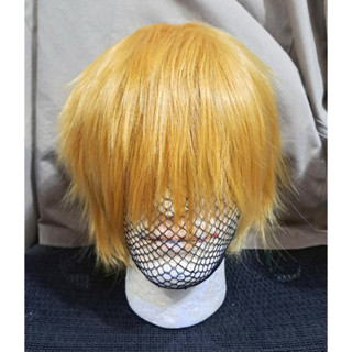 【COS假髮】二手 金黃色 金色 短髮 防風少年 楡井秋彥 可用 cosplay
