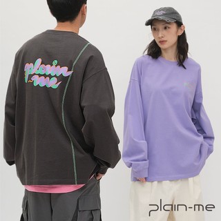 plain-me [蛇年視覺寬鬆] 圖TEE 大學t 長袖 t恤 長Tee [PLN0127-251]