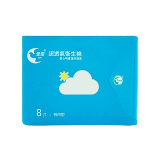 icon 愛康 涼感衛生棉 日用型 24CM 8片 1包