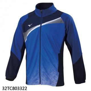 MIZUNO 美津濃 Slim Fit 針織運動外套 藍 32TC803322 【遛龜travel】
