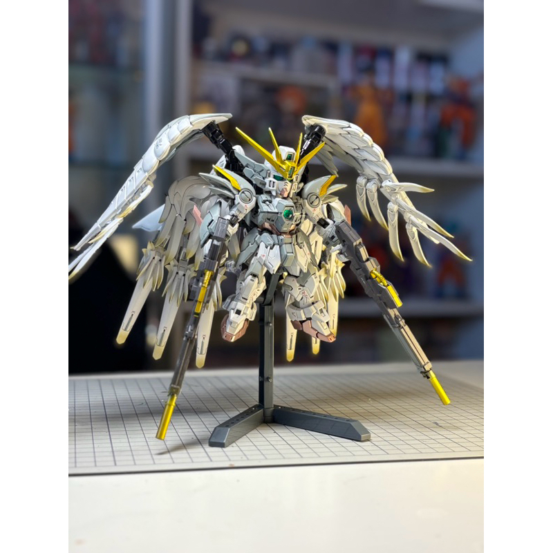 {鋼彈的屋-模型工作室} 萬代 MGSD 飛翼 白雪姬 含套件版 塗裝 完成品 (實品如圖) 鋼彈 模型 代工
