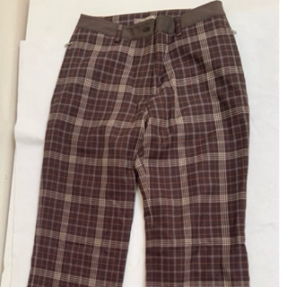 臺灣現貨二手 PGA 品牌專櫃服飾 TOUR高爾夫休閒長褲 專櫃品牌長褲 格紋拉錬口袋長褲