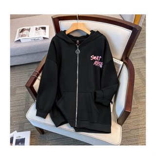 大尺碼外套加絨加厚拉鏈外套4XL-7XL KC