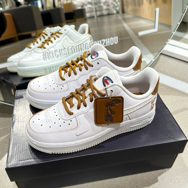 ☆CHIN代購☆ Nike Air Force 1 電繡swoosh 勝利女神 白色 HF5716-111 現貨