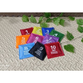 【sporting精品💯】正方形遊戲數字(數字1-10)沙包/正方形投擲小沙包/訓練豆包