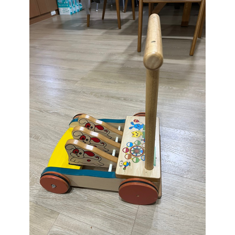 二手木製學步車———