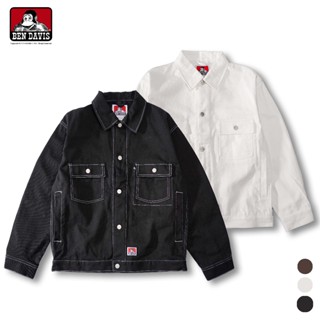 BEN DAVIS TWILL TRACKER JACKET 雙口袋 夾克 外縫線設計 外套 長袖 3色